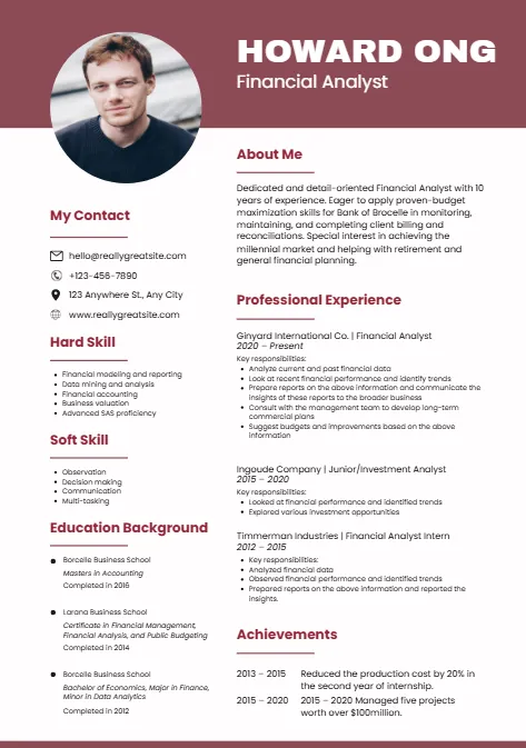 Nursing CV Design N3